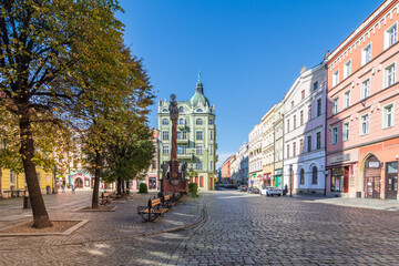 Fototapeta na wymiar The town of Swidnica in Lower Silesia 22-10-2021