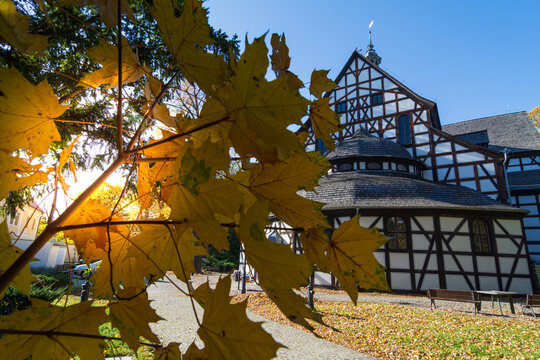 Wooden house of prayer in Swidnica, Lutheran, Church of Peace, Unesco Poland, Lower Silesia