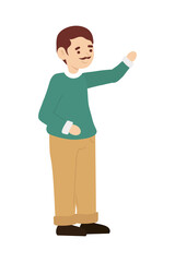 man wearing a sweater