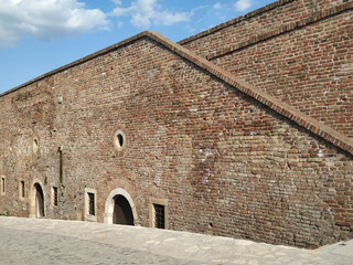 castle palace wall brick background