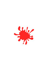 paint splatters vector icon	