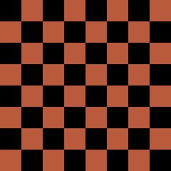 Brown and Black checkerboard seamless pattern background. Vector illustration.