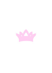 pink quenn crown | Princess Crown  vector icon