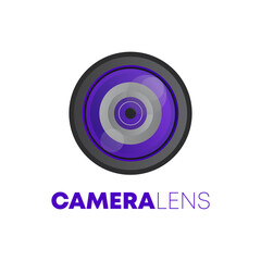 Camera Lens Vector Illustration