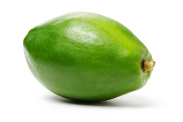 Papaya fruit isolated on a white background