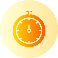 Stopwatch gradient icon