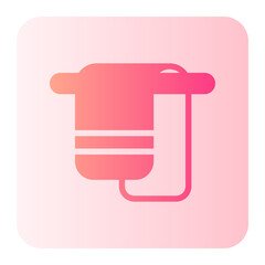 Towel gradient icon