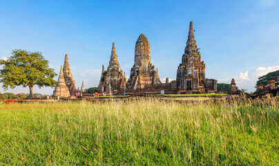 Wat Chaiwatthanaram with evening light

