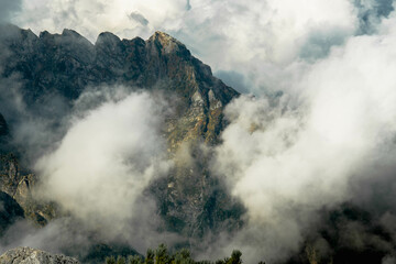 Fototapeta premium 山登りの風景