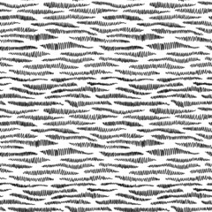 Seamless doodle pattern hatching pattern, black stripes
