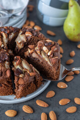 chocolate almond cake