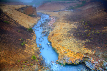 Islandia - źródła geotermalne © Przemysław