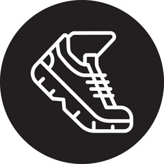 Sneaker glyph icon