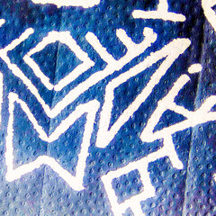 Random Chaotic Lines. Monochrome Paintbrush