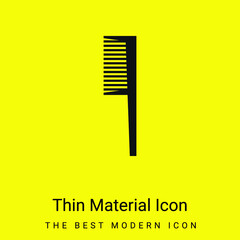 Bathroom Brush Cleaning Tool minimal bright yellow material icon