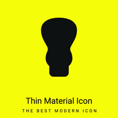 Bottle minimal bright yellow material icon