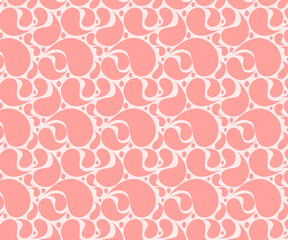 pink color drop shape illustration on light color background .