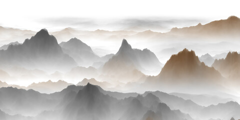 sunrise in the mountains