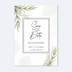 Watercolor Invitation card