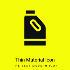 Bleach minimal bright yellow material icon