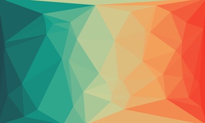vibrant minimal multicolored polygonal background