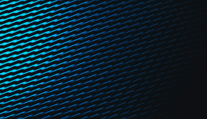 Striped pattern in dark blue background. Abstract modern business and technology backdrop.