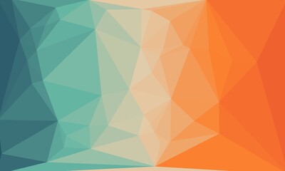 vibrant colorful geometric background with mosaic design
