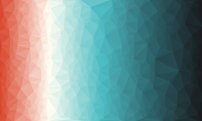 Fototapeta premium vibrant minimal multicolored polygonal background