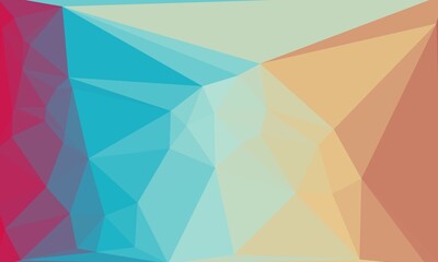 vibrant creative prismatic background with polygonal pattern