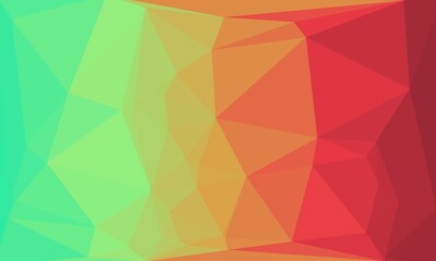 Fototapeta premium vibrant abstract multicolored background with poly pattern