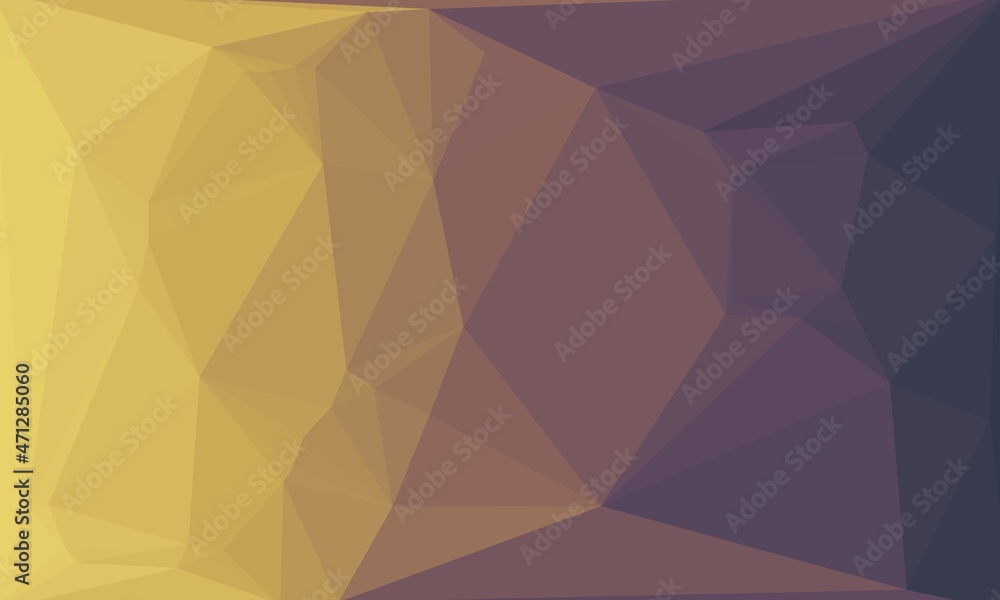 Wall mural vibrant creative prismatic background with polygonal pattern