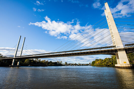 The Eleanor Schonell Bridge (Green Bridge) over the Brisbane River