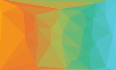 vibrant creative prismatic background with polygonal pattern