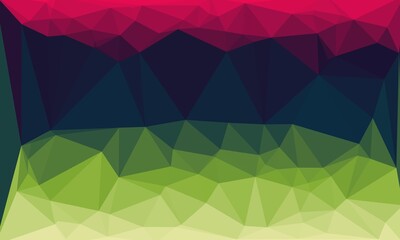 vibrant creative prismatic background with polygonal pattern