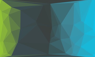 vibrant creative prismatic background with polygonal pattern