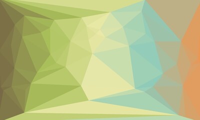 vibrant colorful geometric background with mosaic design