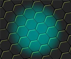 近未来風　スポットライト　背景