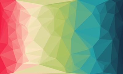 vibrant minimal multicolored polygonal background