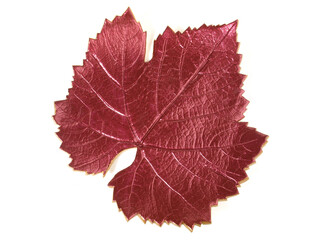 Handcrafted Home Decor  for Autumn - Handcraft red Leaf