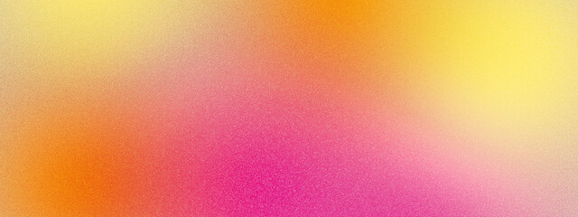 90s style background with a neon pink and yellow gradient - obrazy, fototapety, plakaty