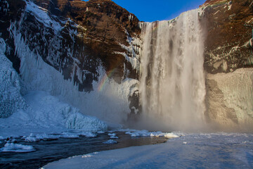 Wodospad Selfoss - Islandia - obrazy, fototapety, plakaty