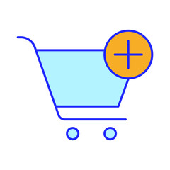 Add Trolley Vector Icon which can easily modify or edit
