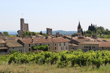 view of the  ;ost beautiful village of  Aiguez