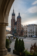 Fototapeta premium The Basilica of Saint Mary in Krakow.