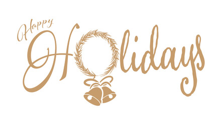 Happy holidays Christmas background