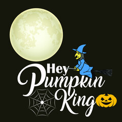 HALLOWEEN T-SHIRT DESIGN PUMPKIN KING