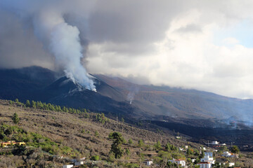Volcán en La Palma, Canarias