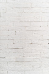 white brick wall. background. construction and repair works in loft style.