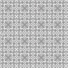 Fototapeta premium Seamless repeat pattern black and white sketch