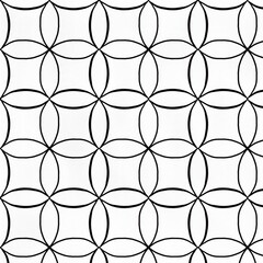 Seamless repeat pattern black and white sketch